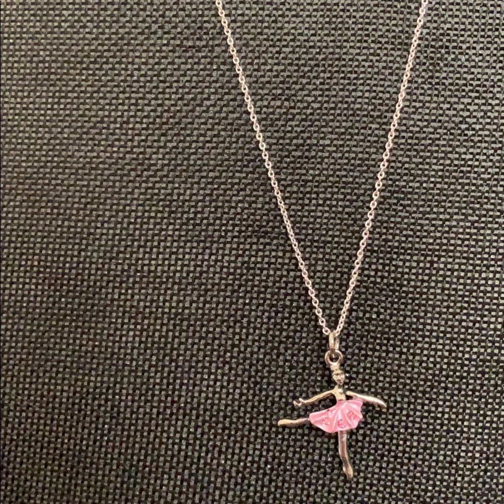 Ballet dancer necklace
